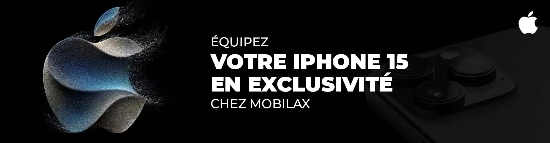 Équipez votre iPhone 15 en exclusivité chez Mobilax
