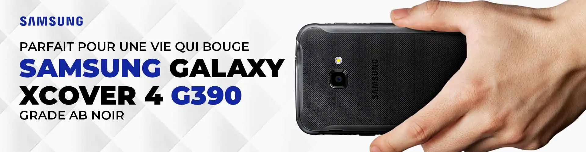 Parfait pour une vie qui bouge Samsung Galaxy Xcover 4 G390 Grade AB noir