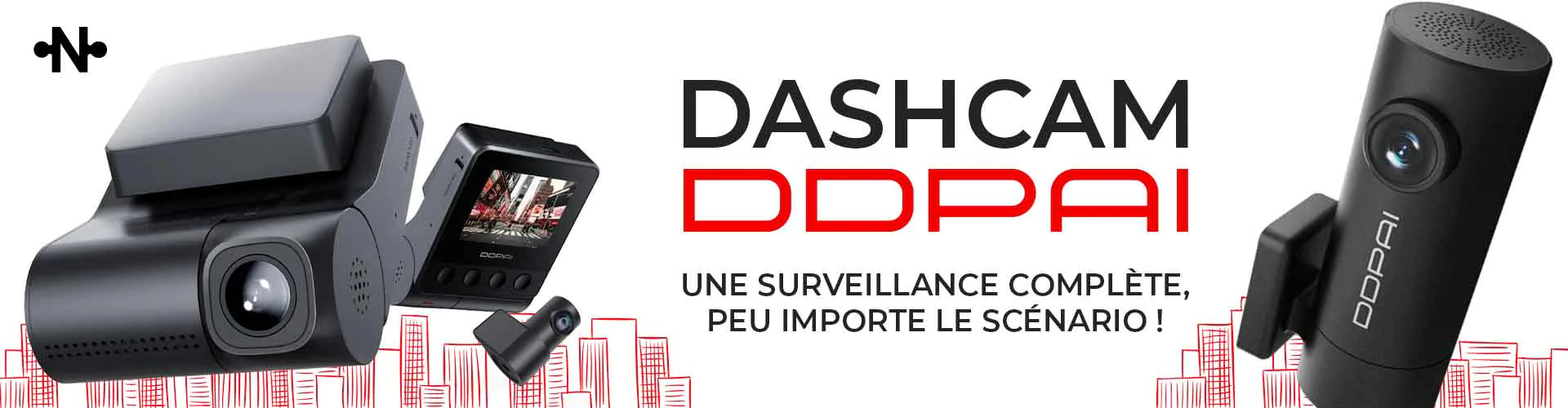 Dashcam DDPAI une surveillance complète, peu importe le scénario !