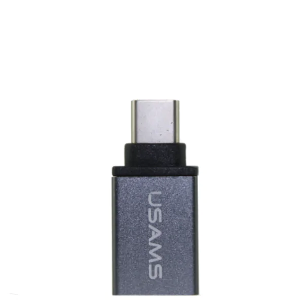 Adaptateur OTG Usams Type C USB 3.1 Argent