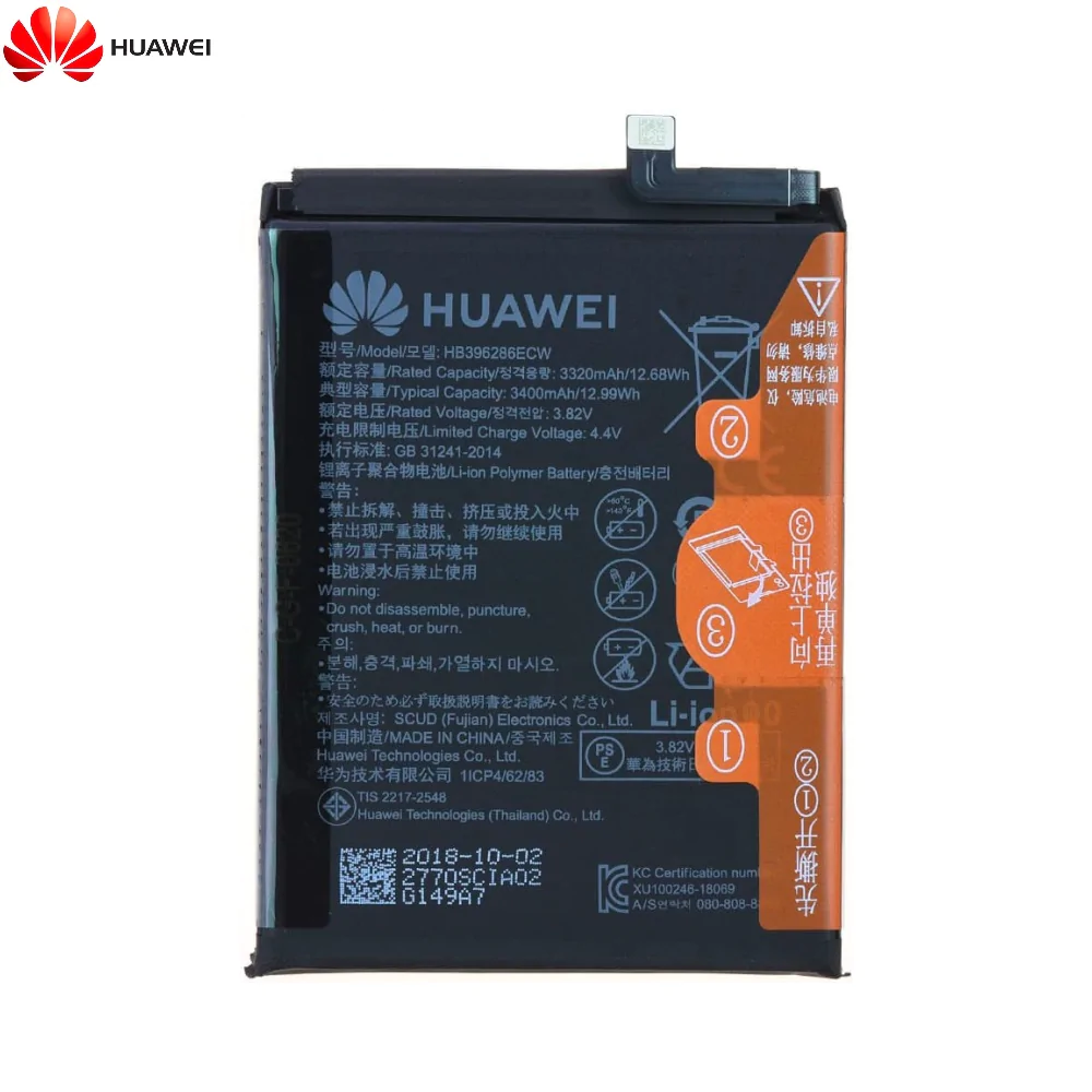 Batterie Original Huawei P Smart 2019 / P Smart Plus 2019/P Smart 2020 Honor 10 Lite HB396286ECW 24022770