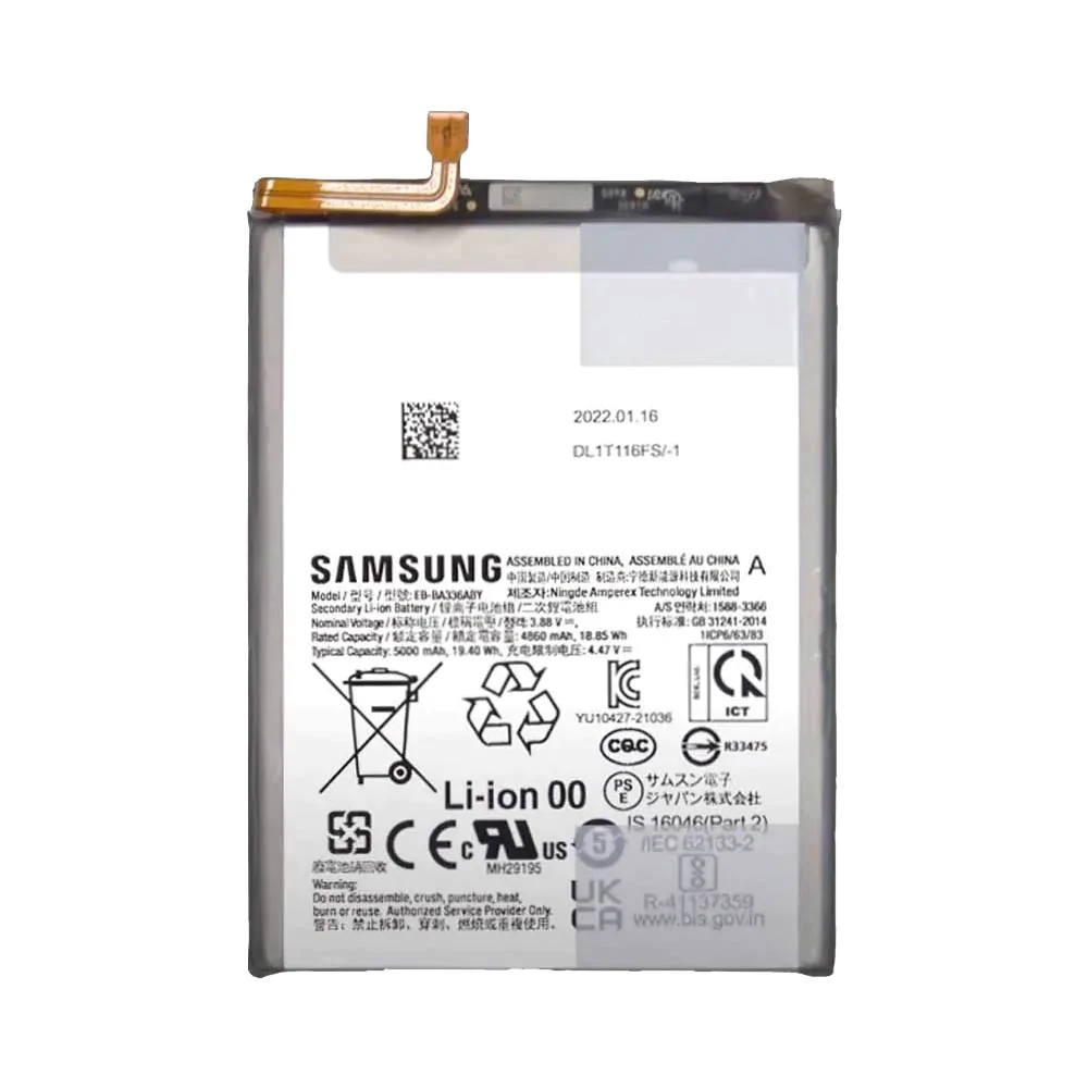 Batterie Original Pulled Samsung Galaxy A33 5G A336 / Galaxy A53 5G A536 EB-BA536ABY / EB-BA336ABY