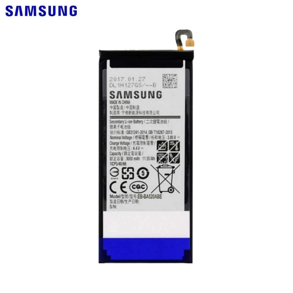 Batterie Original Samsung Galaxy A5 2017 A520 / Galaxy J5 2017 J530 GH43-04680A EB-BA520ABE