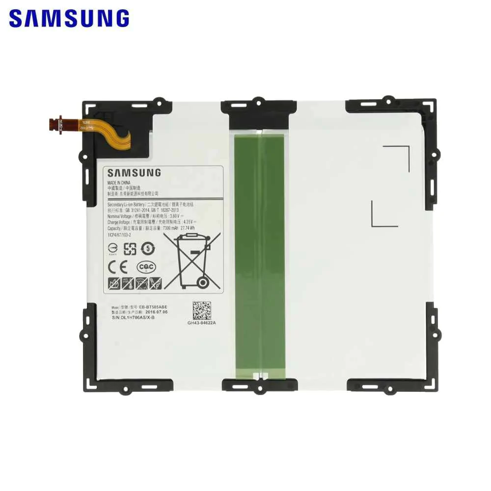 Batterie Original Samsung Galaxy Tab A T580 2016 GH43-04627A BT585ABE