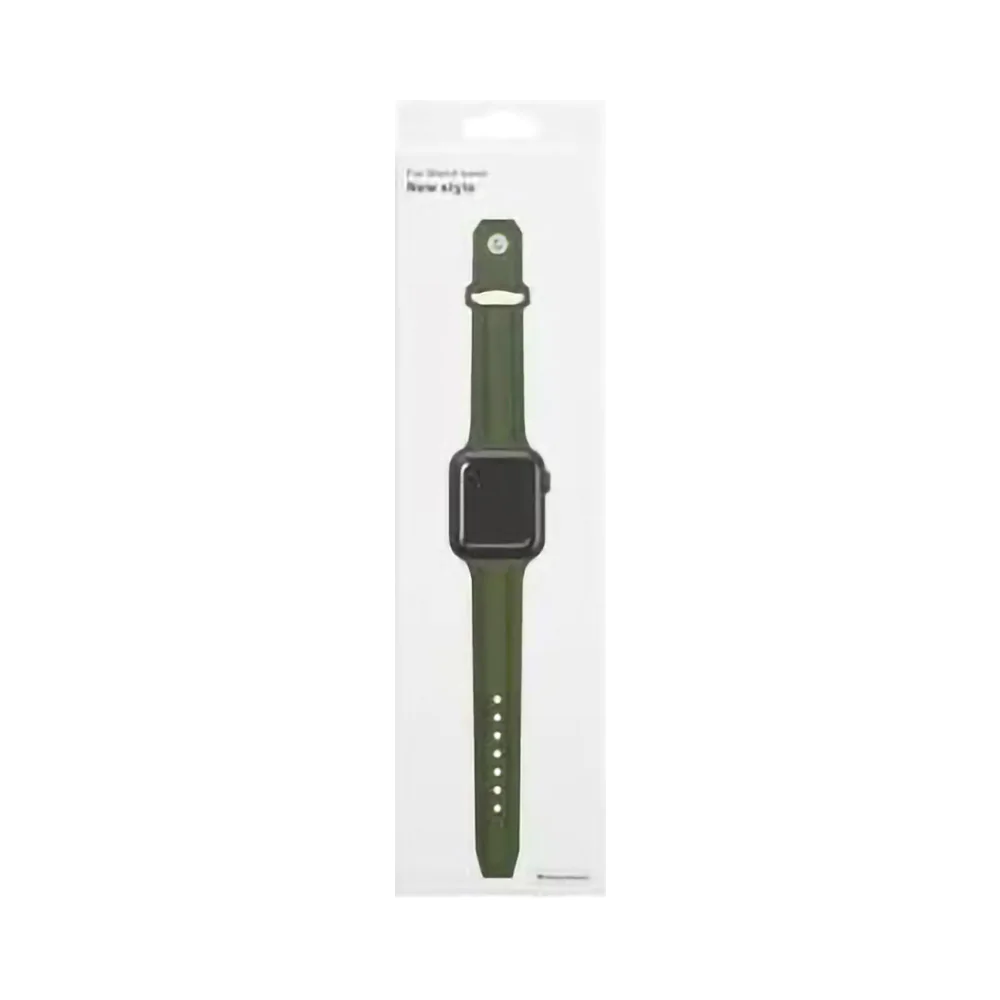 Bracelet Sport Apple Watch 38 / 40mm 7 Vert Militaire