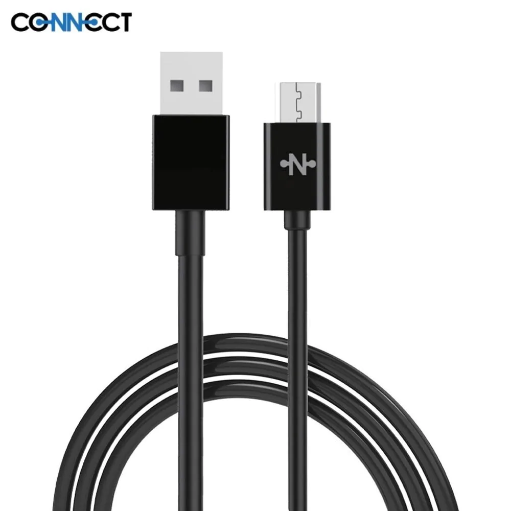 Câble Data USB vers Micro USB CONNECT MC-CMN1 (1m) Noir