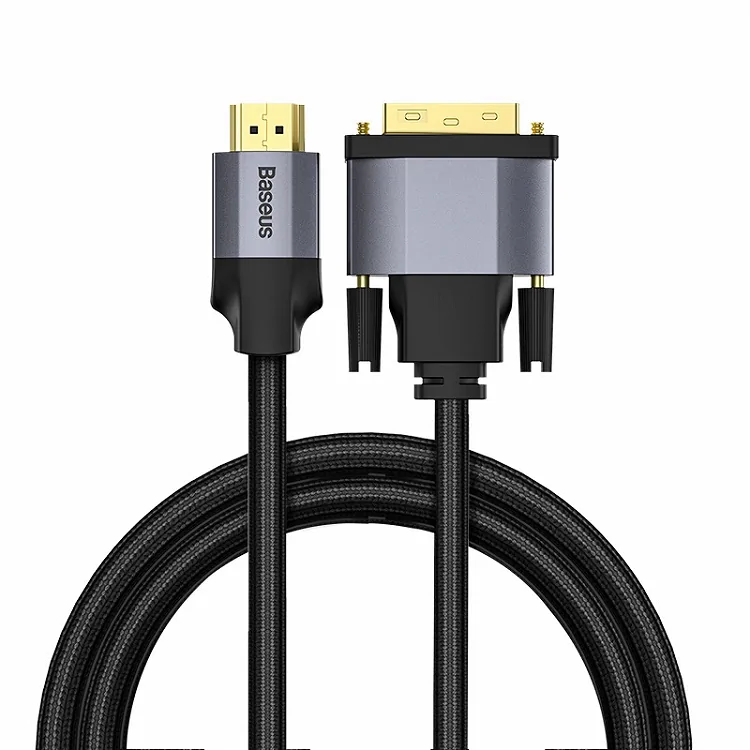 Câble HDMI Baseus CAKSX-K0G vers Câble VGA 2m Noir