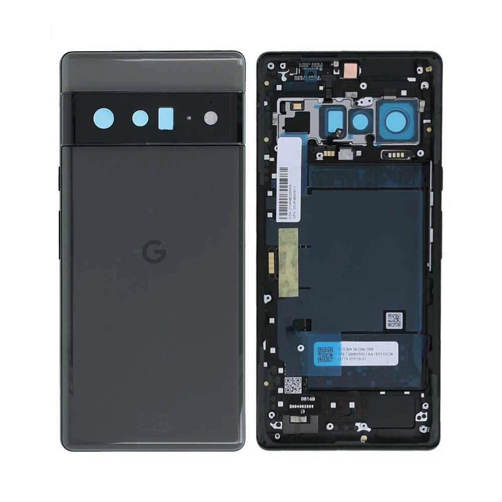 Cache Arrière Original Pulled Google Pixel 6 Pro (Grade B) Noir Carbone