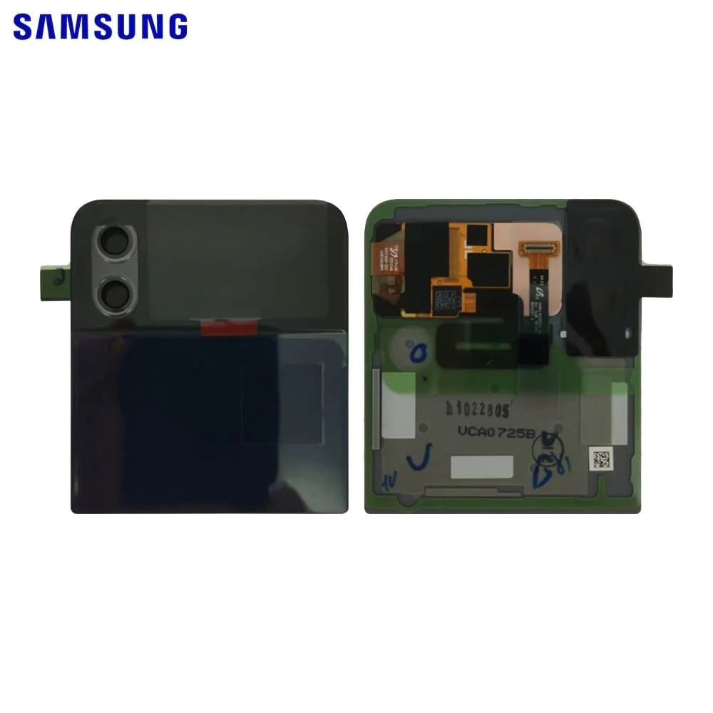 Cache Arrière Original Samsung Galaxy Z Flip 4 5G F721 GH97-27947E (Supérieur) Marine