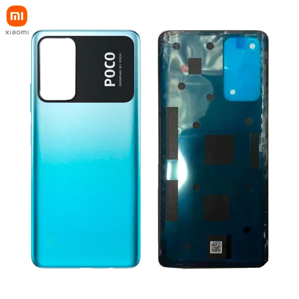 Cache Arrière Original Xiaomi Poco M4 Pro 5G 55050001J87D Bleu Glacier
