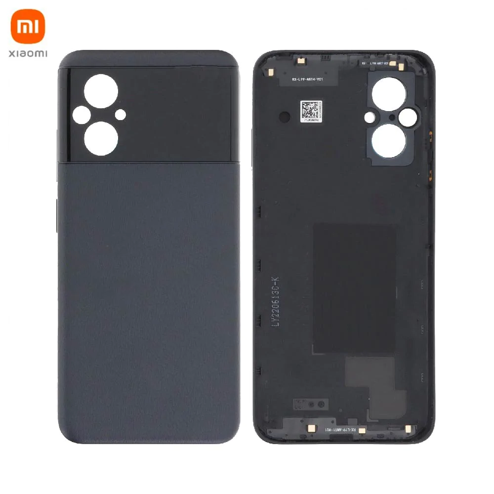 Cache Arrière Original Xiaomi Poco M5 1610111000522A Noir