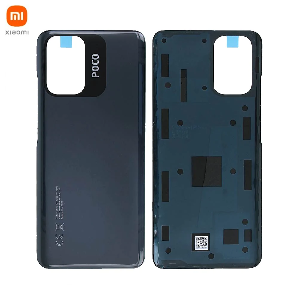 Cache Arrière Original Xiaomi Poco M5s 55050002LC9T Noir