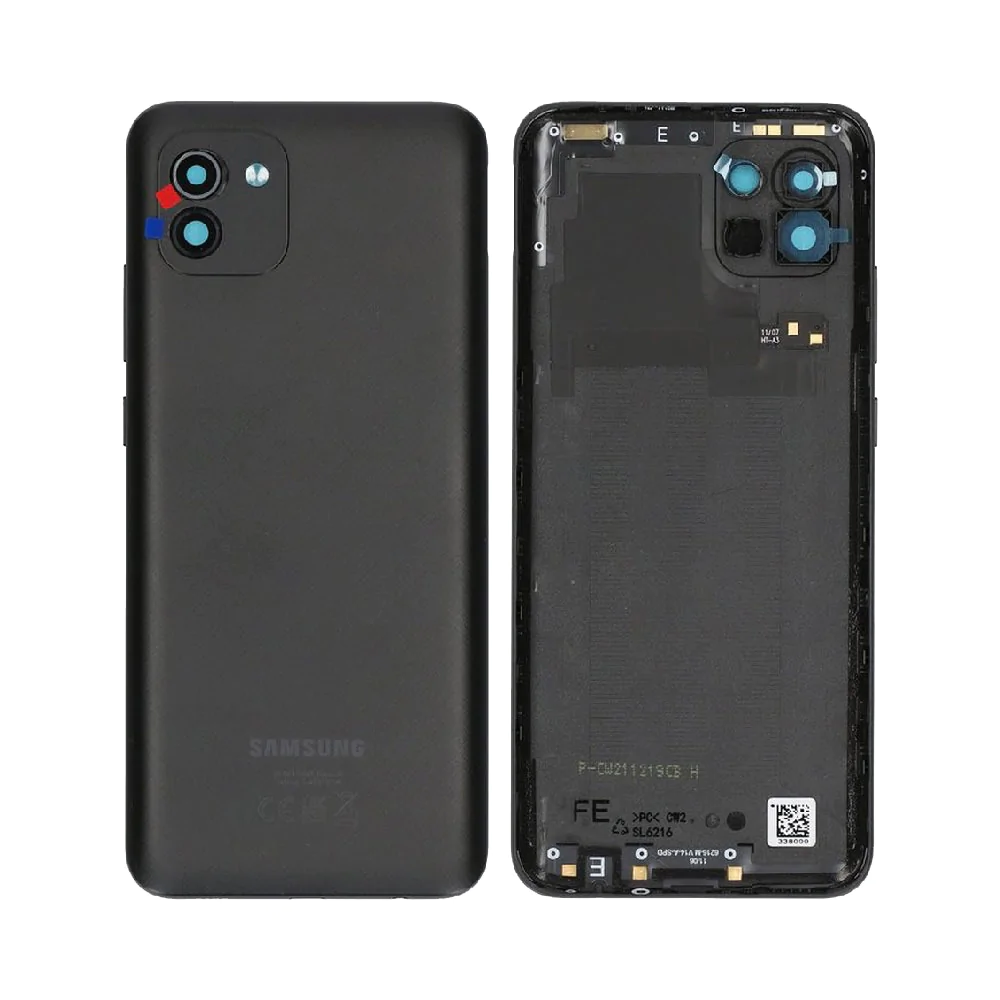 Cache Arrière Premium Samsung Galaxy A03 A035F Noir