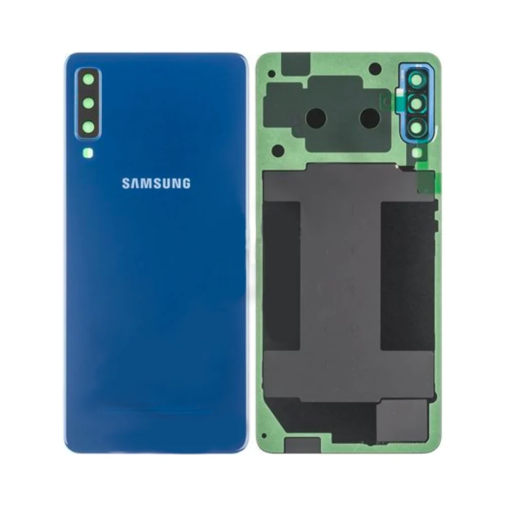 Cache Arrière Premium Samsung Galaxy A7 2018 A750 Bleu