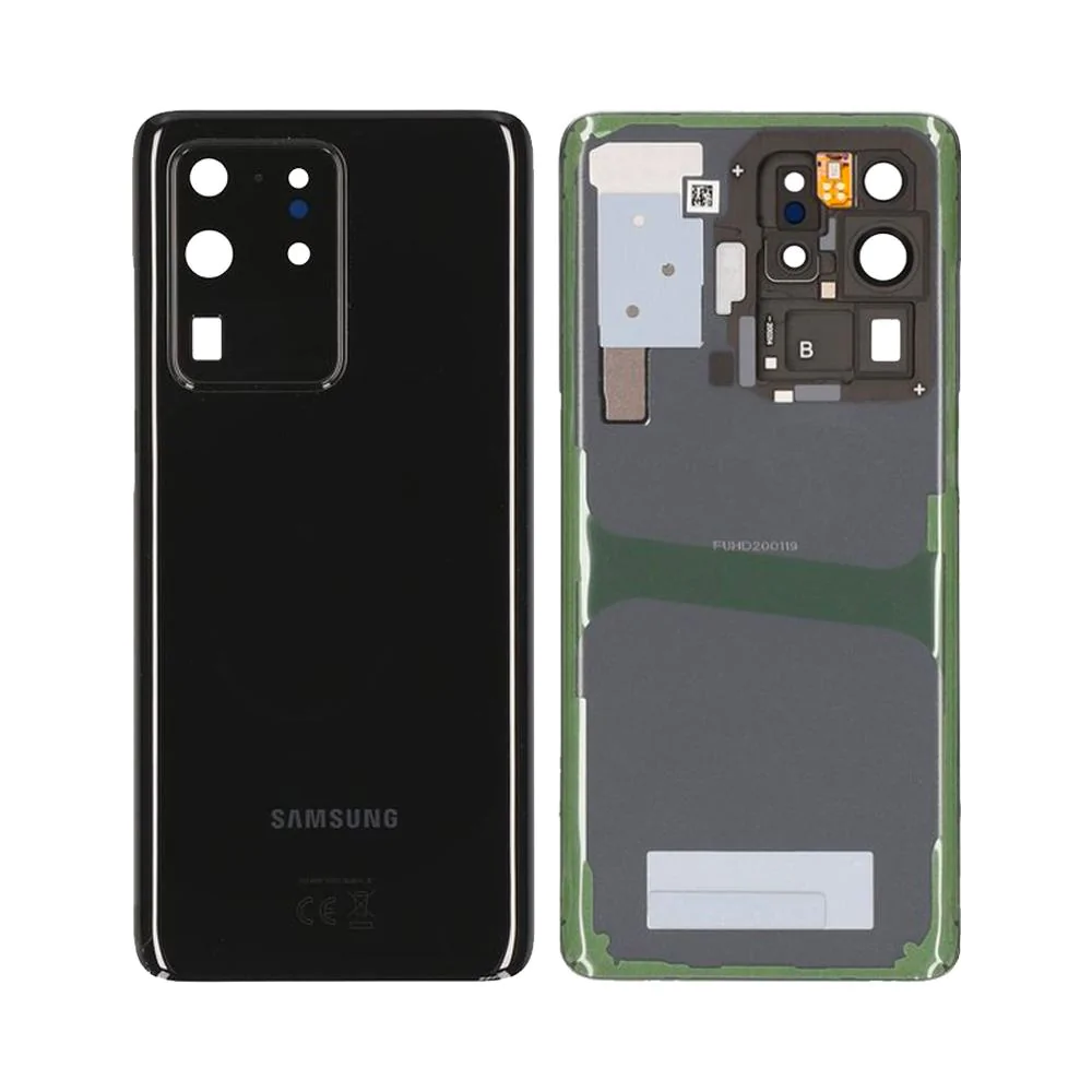 Cache Arrière Premium Samsung Galaxy S20 Ultra G988 Noir Cosmique