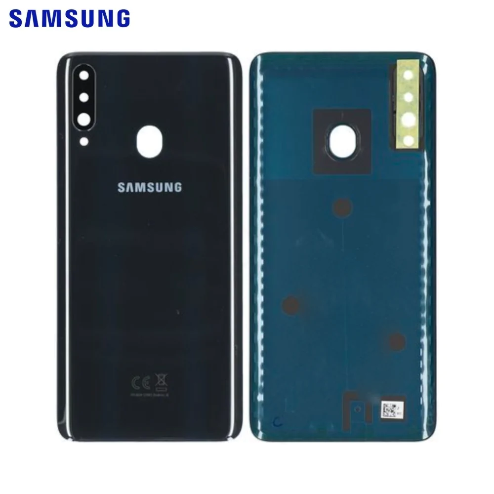 Cache Arrière Original Samsung Galaxy A20S A207 GH8119446A Noir