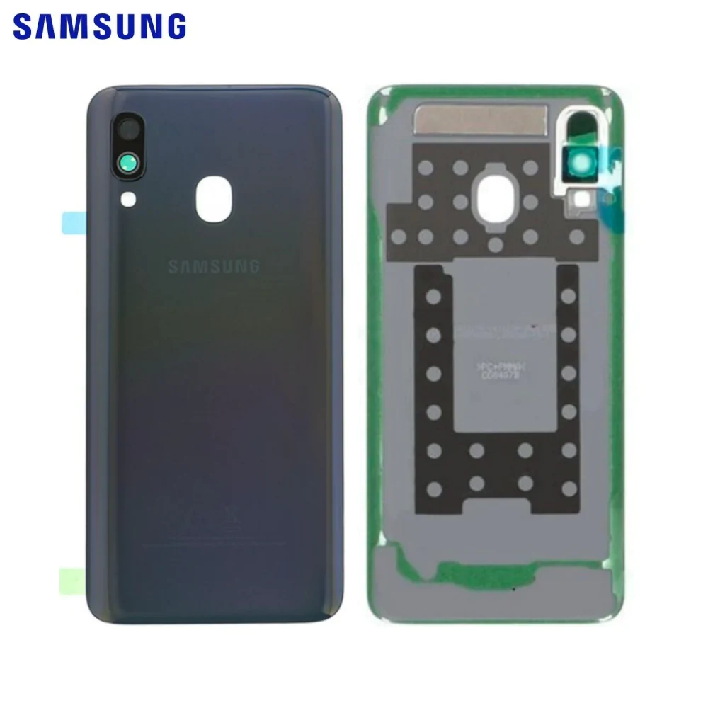 Cache Arrière Samsung Galaxy A40 A405 GH82-19406A Noir