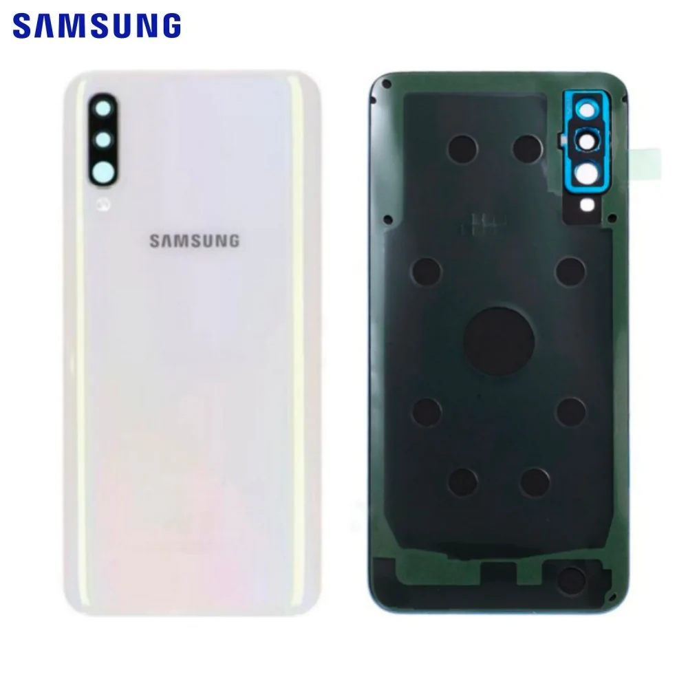 Cache Arrière Samsung Galaxy A50 A505 GH82-19229B Blanc