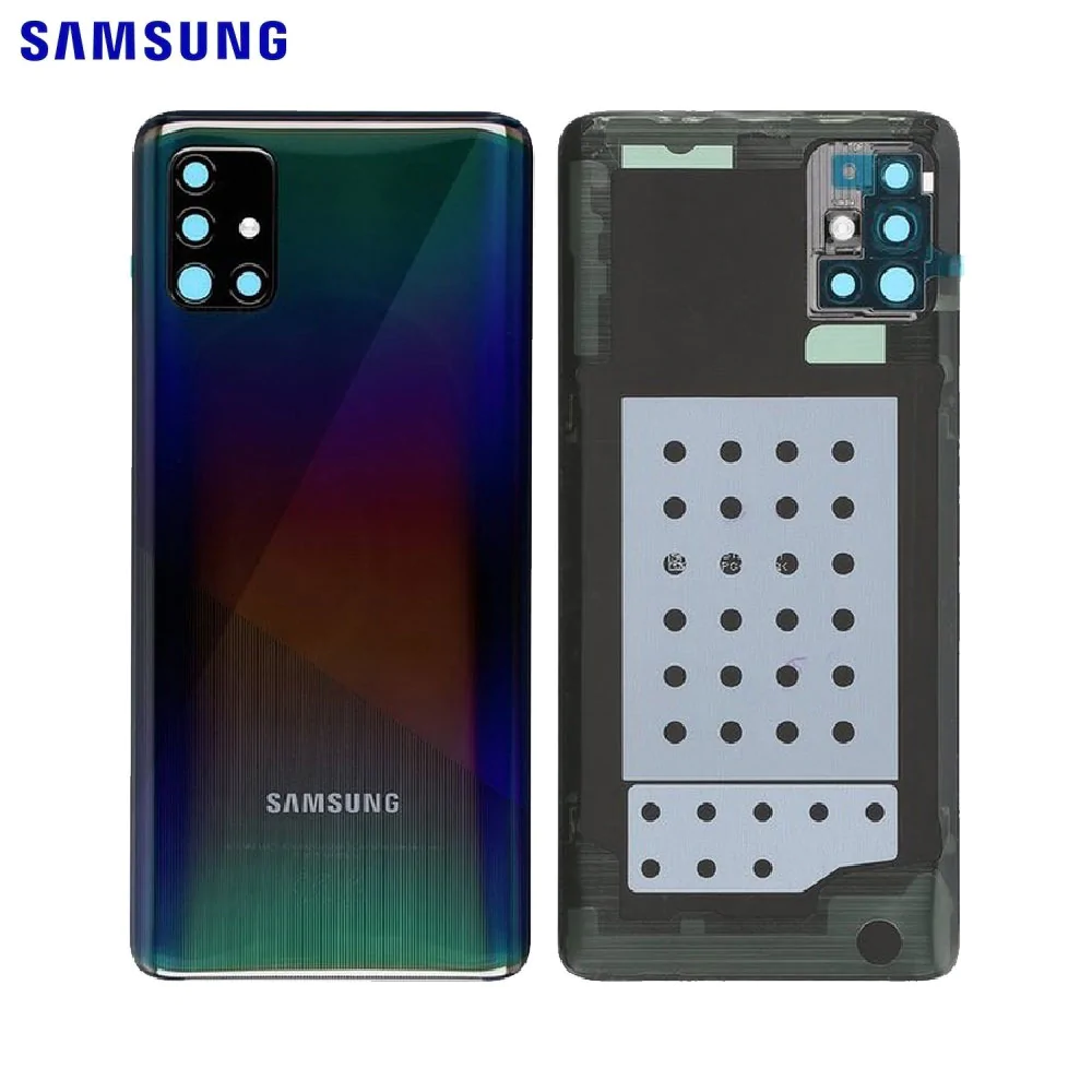 Cache Arrière Original Samsung Galaxy A51 A515 GH82-21653B Noir