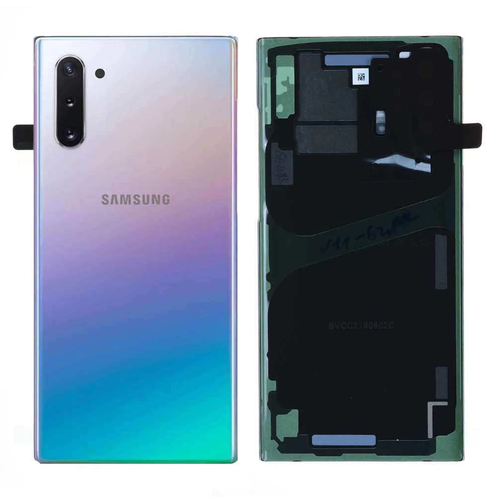 Cache Arrière Premium Samsung Galaxy Note 10 N970 Argent Stellaire