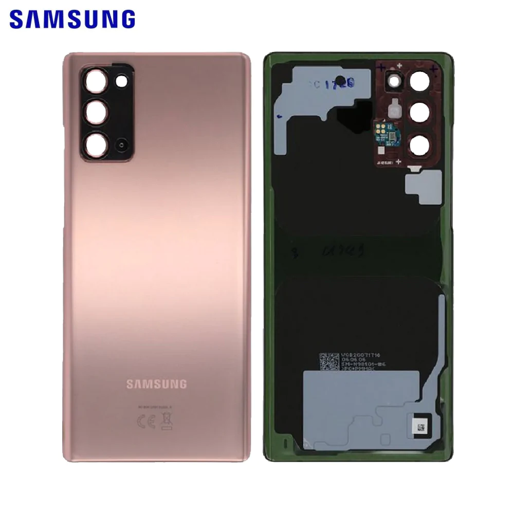 Cache Arrière Original Samsung Galaxy Note 20 5G N981 GH82-23298B Bronze Mystique
