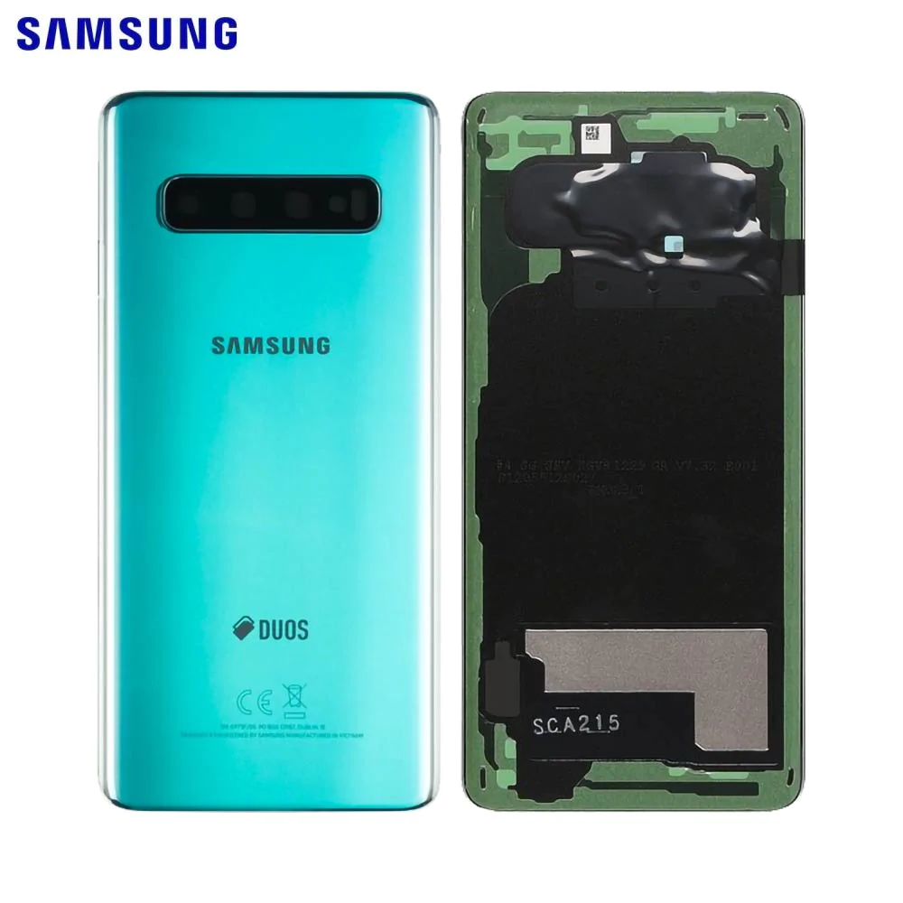 Cache Arrière Original Samsung Galaxy S10 G973 GH82-18378E Vert