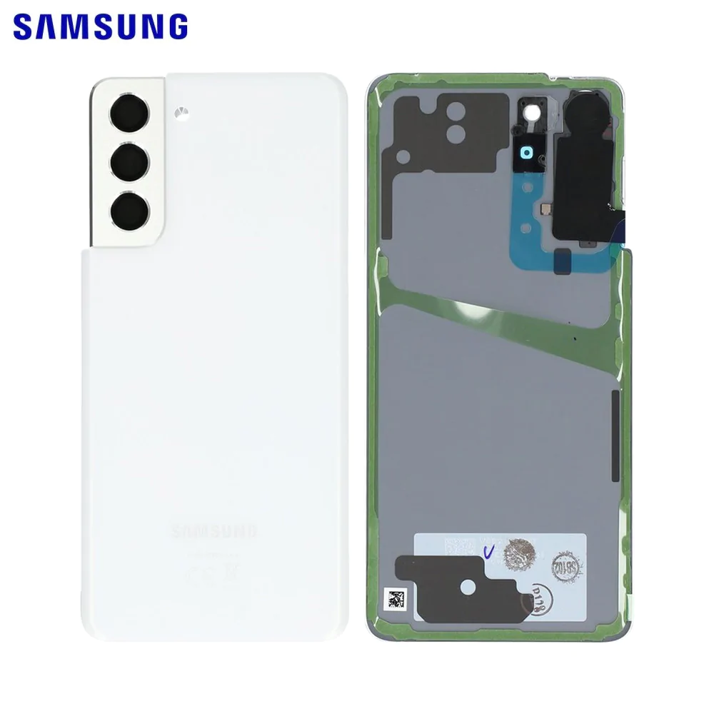 Cache Arrière Original Samsung Galaxy S21 5G G991 GH82-24519C GH82-24520C Phantom White