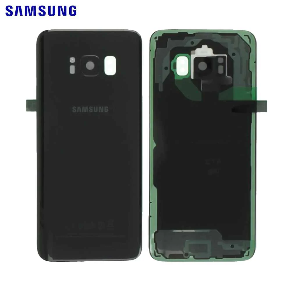 Cache Arrière Original Samsung Galaxy S8 G950 GH82-13962A Noir Carbone