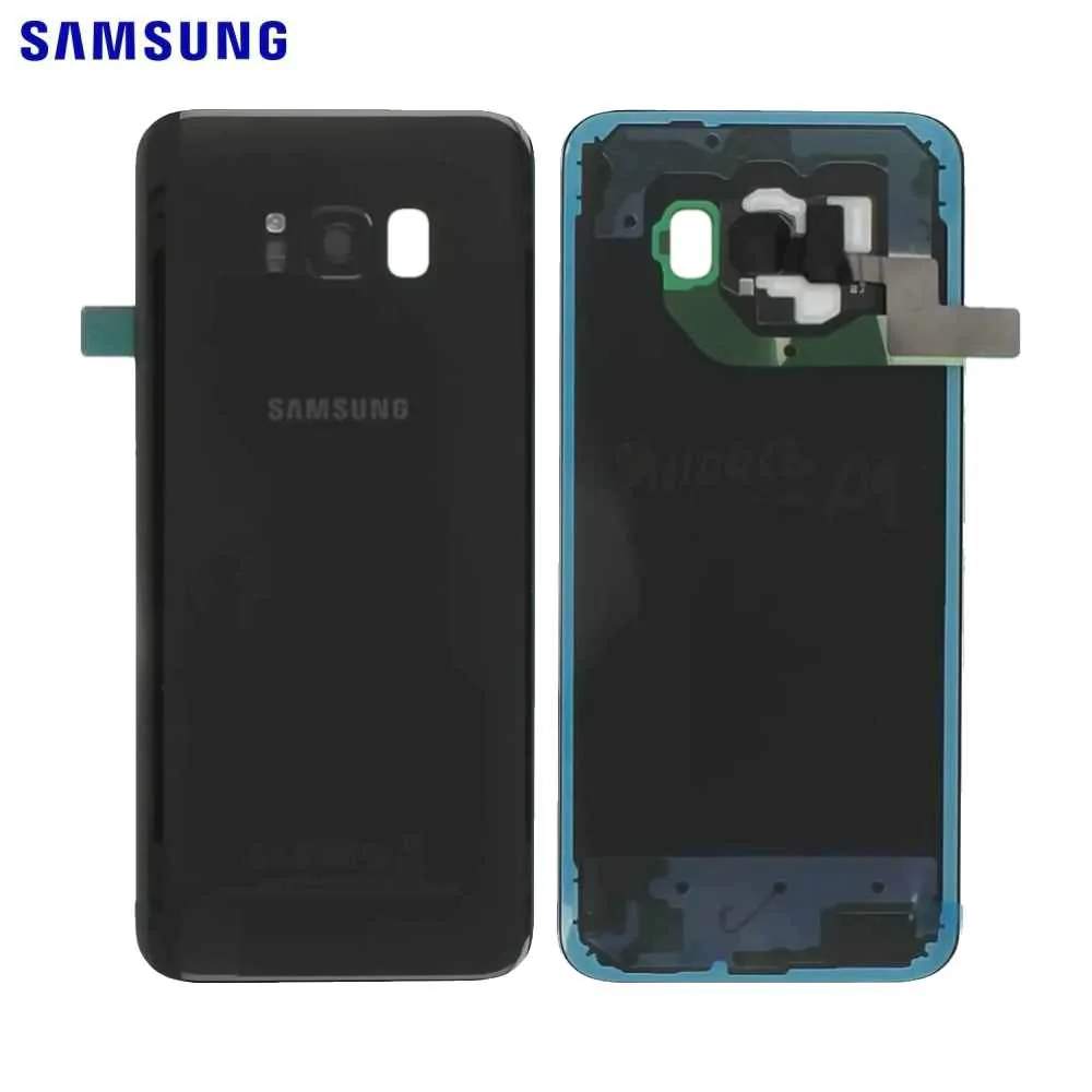 Cache Arrière Original Samsung Galaxy S8 Plus G955 GH82-14015A Noir Carbone