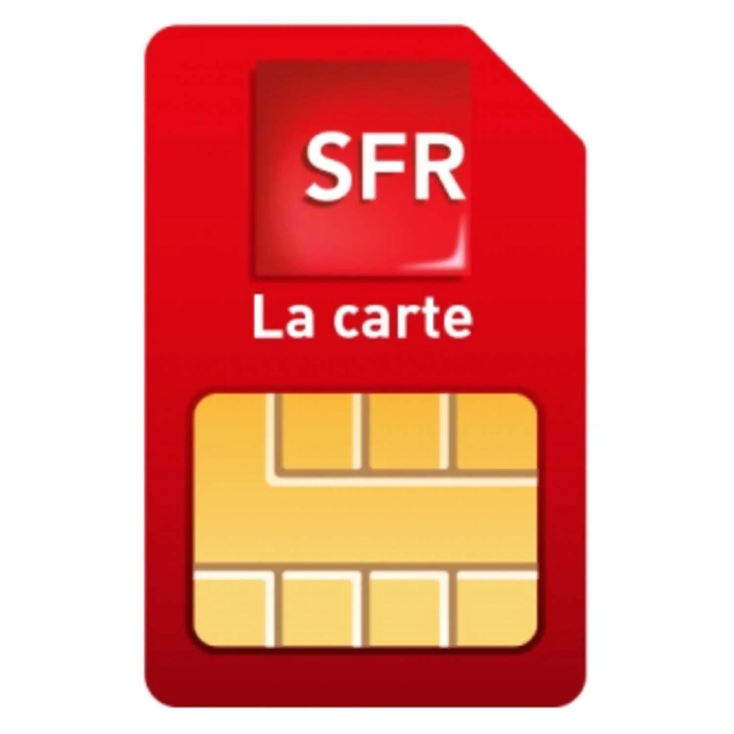 Carte SIM SFR (Contient 10€ de crédit)