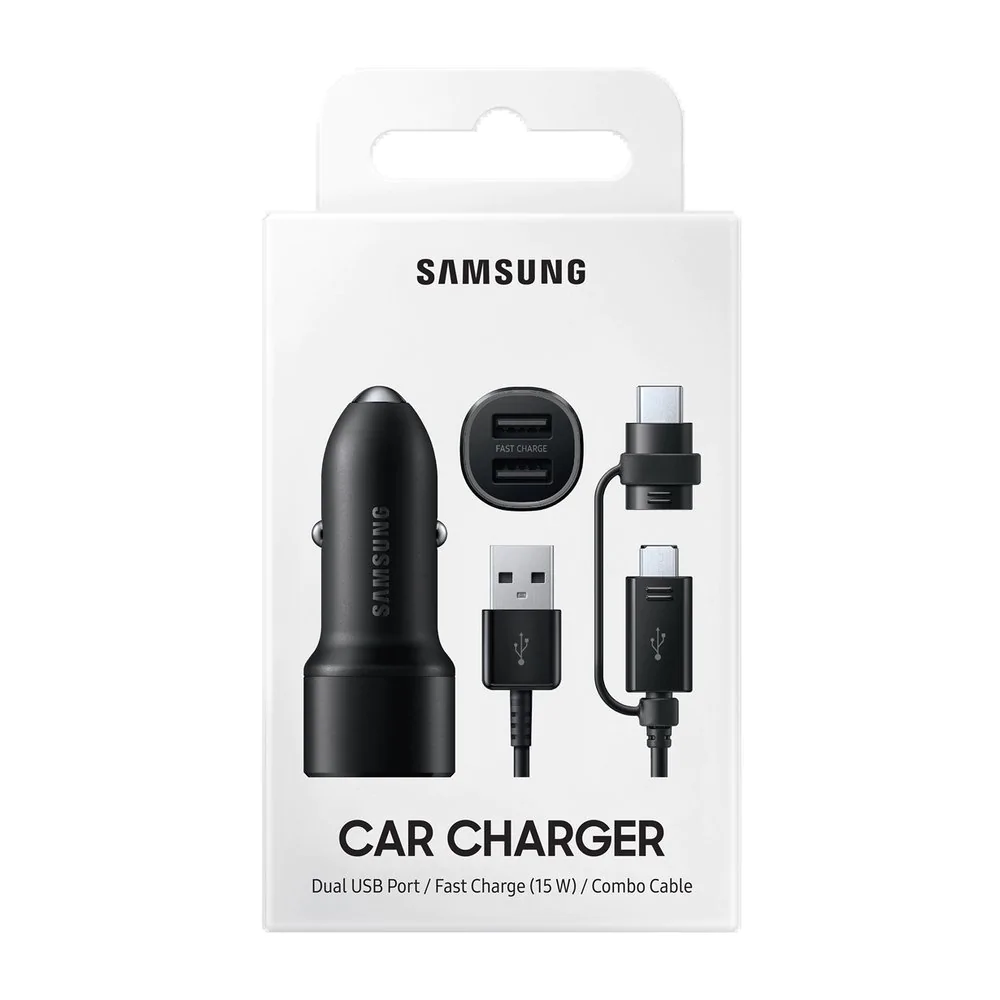 Chargeur Allume-Cigare Samsung Double USB (2x15W) EP-L1100WBEGWW Noir