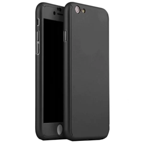 Coque 360° Vorson pour Apple iPhone 6 Plus / iPhone 6S Plus Noir