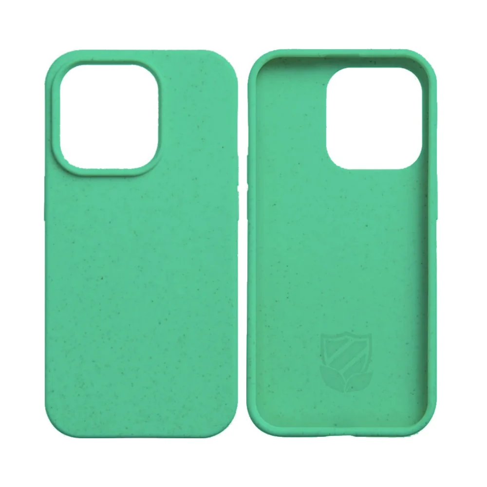 Coque Biodégradable PROTECT pour Apple iPhone 13 #1 Vert Lagon