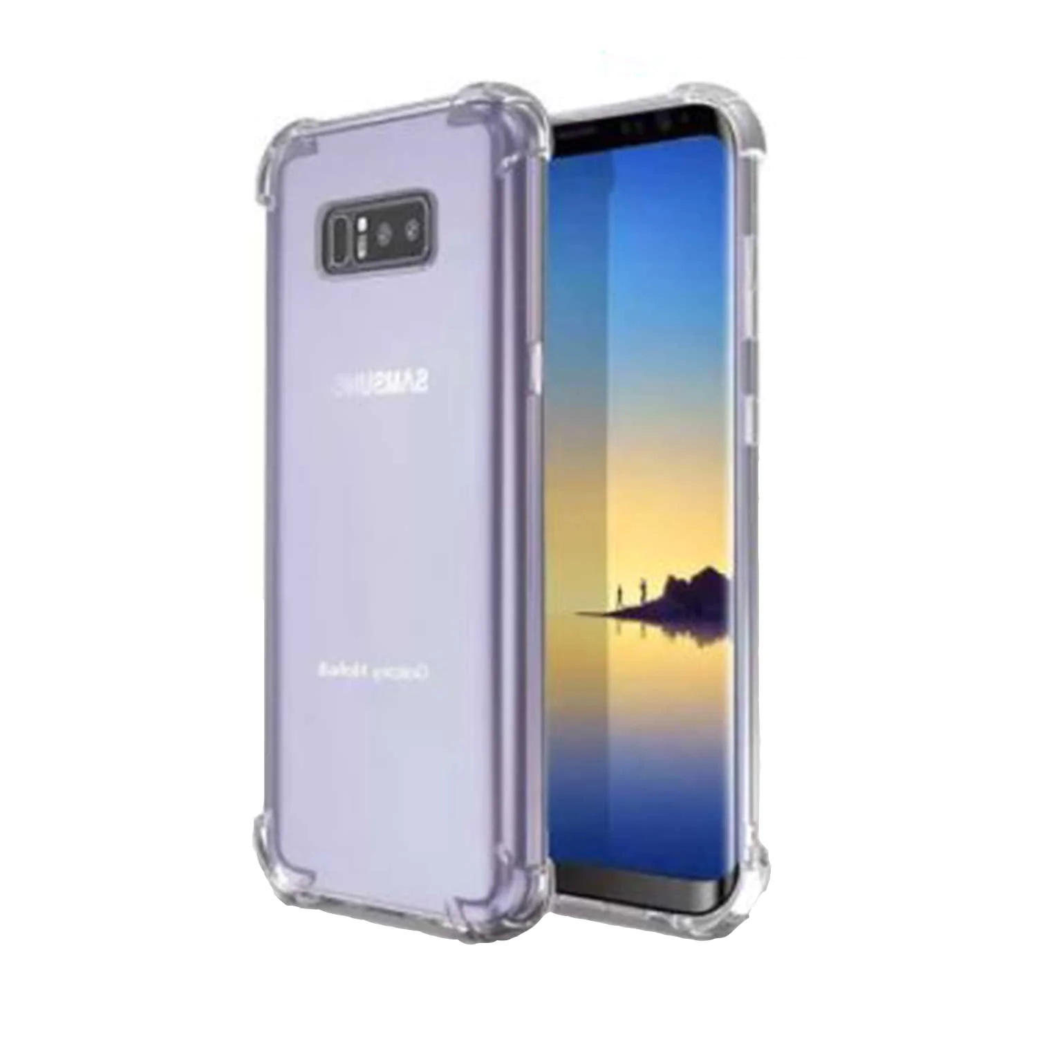 Coque Silicone Renforcée PROTECT pour Samsung Galaxy Note 8 N950 Transparent