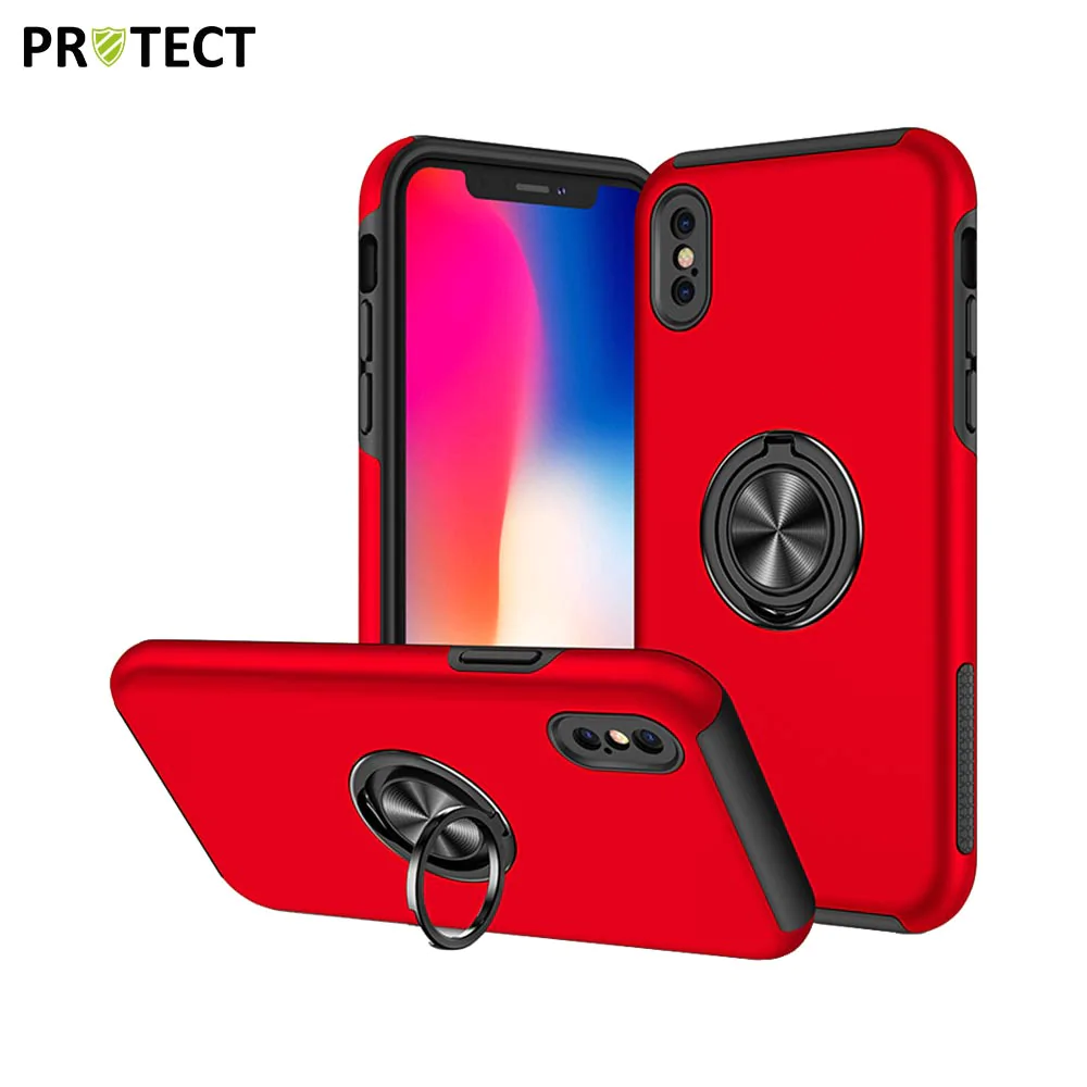 Coque de Protection IE013 PROTECT pour Apple iPhone X / iPhone XS Rouge
