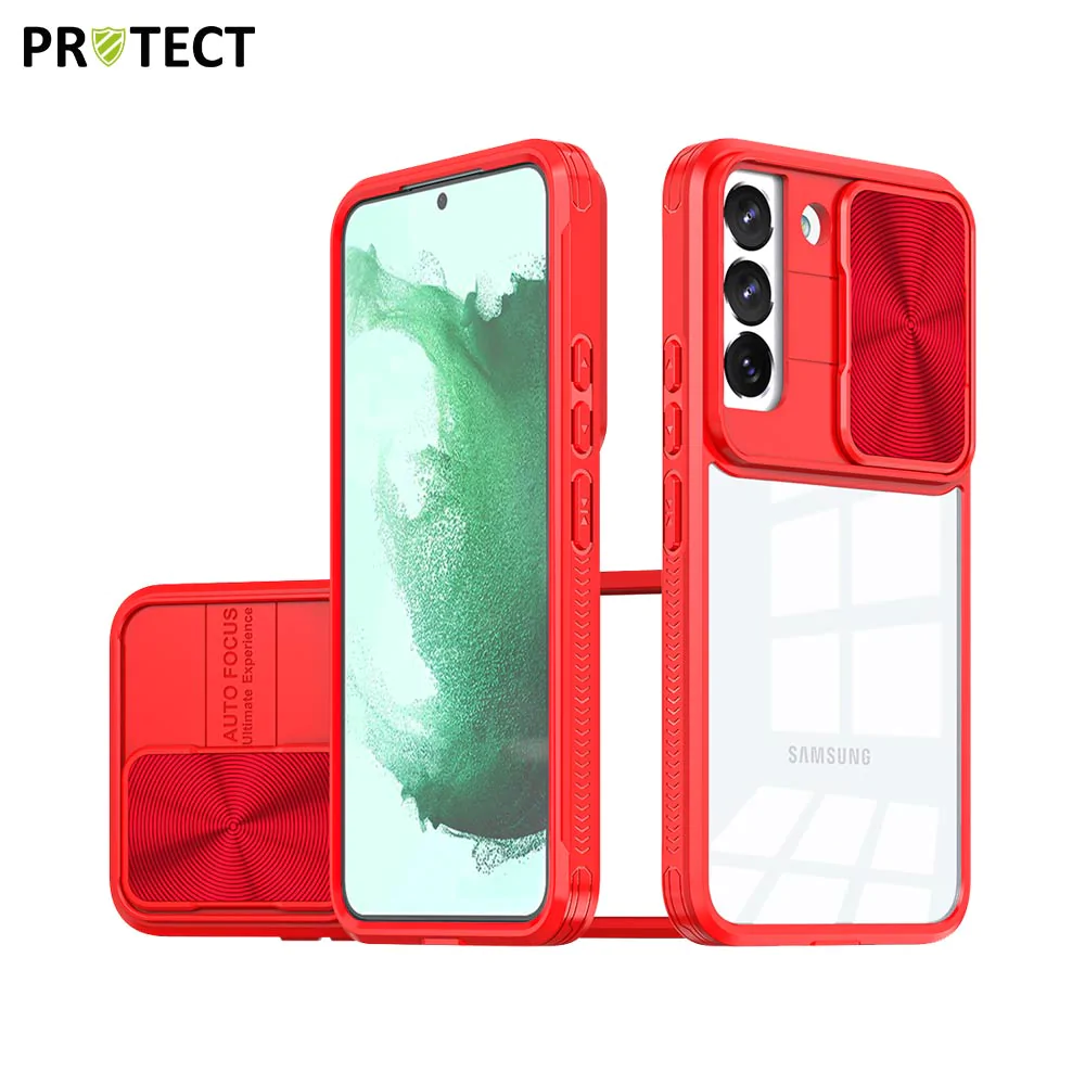 Coque de Protection IE027 PROTECT pour Samsung Galaxy S22 S901 Rouge