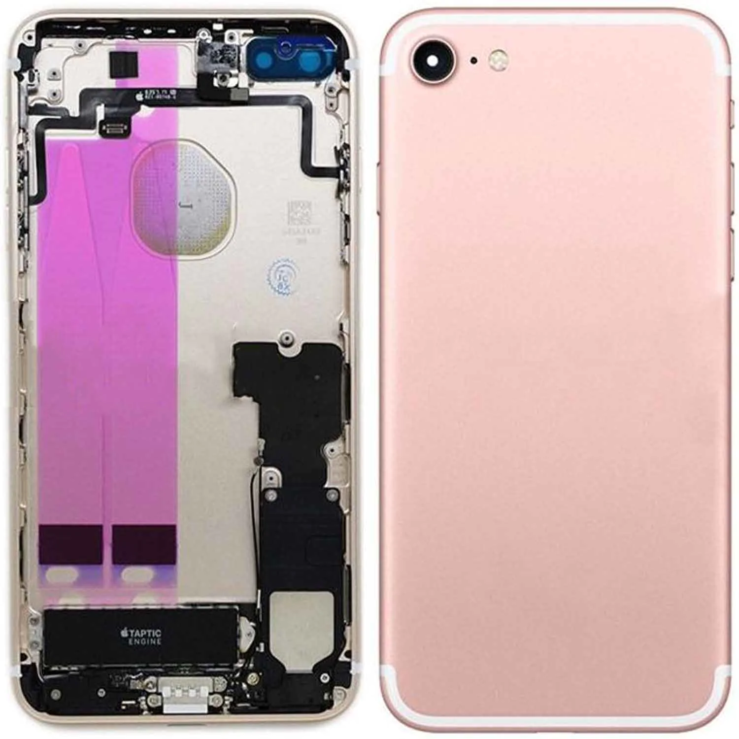 Coque de Réparation Complète Apple iPhone 7 Rose Gold