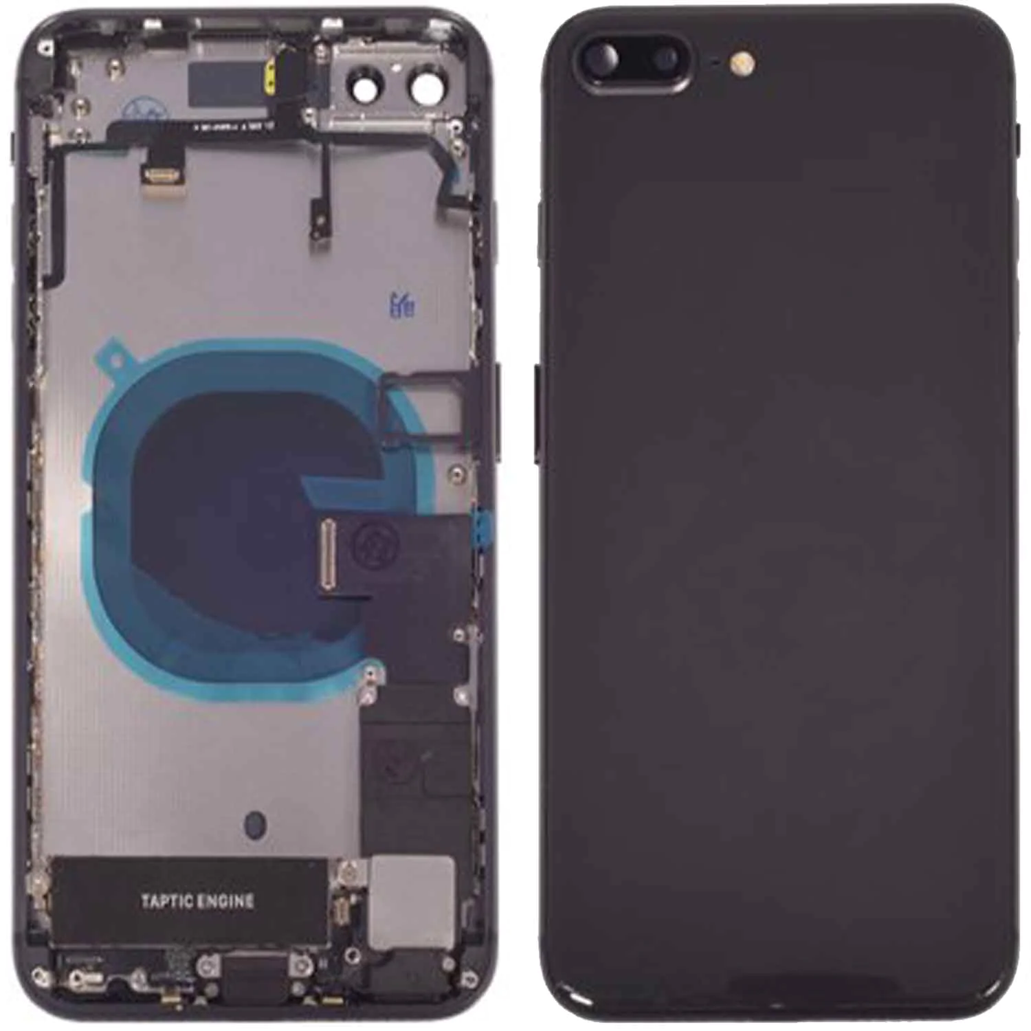 Coque De Réparation Complète Apple iPhone 8 Plus Noir