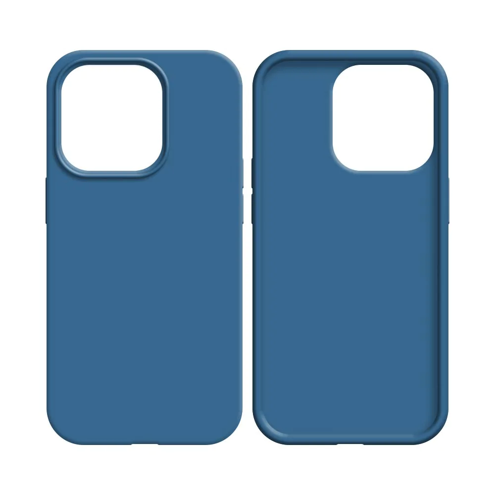 Coque Silicone Compatible pour Apple iPhone 12 Pro Max (#20) Bleu Marine