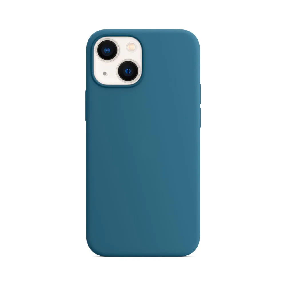 Coque Silicone Compatible pour Apple iPhone 13 Mini Bleu Clair