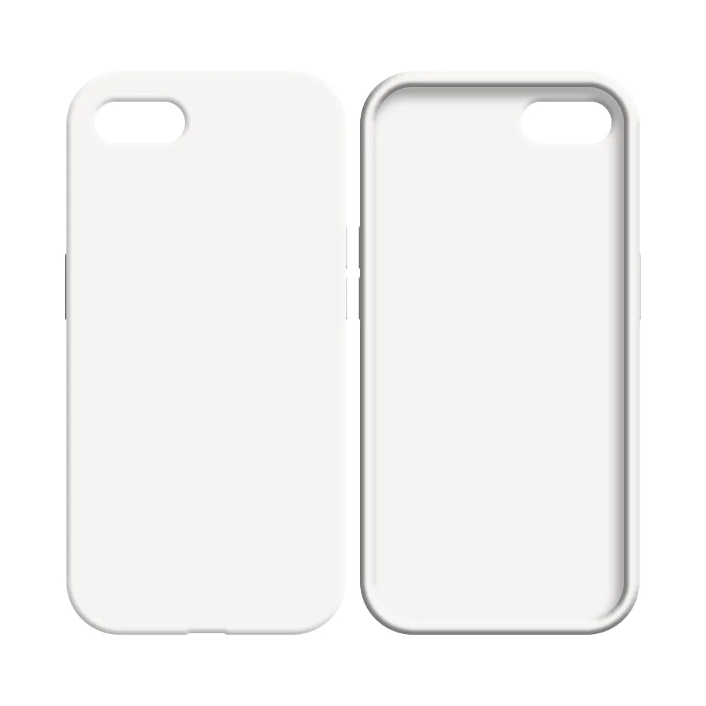 Coque Silicone Compatible pour Apple iPhone 7 / iPhone 8/iPhone SE (2nd Gen)/iPhone SE (3e Gen) (#9) Blanc