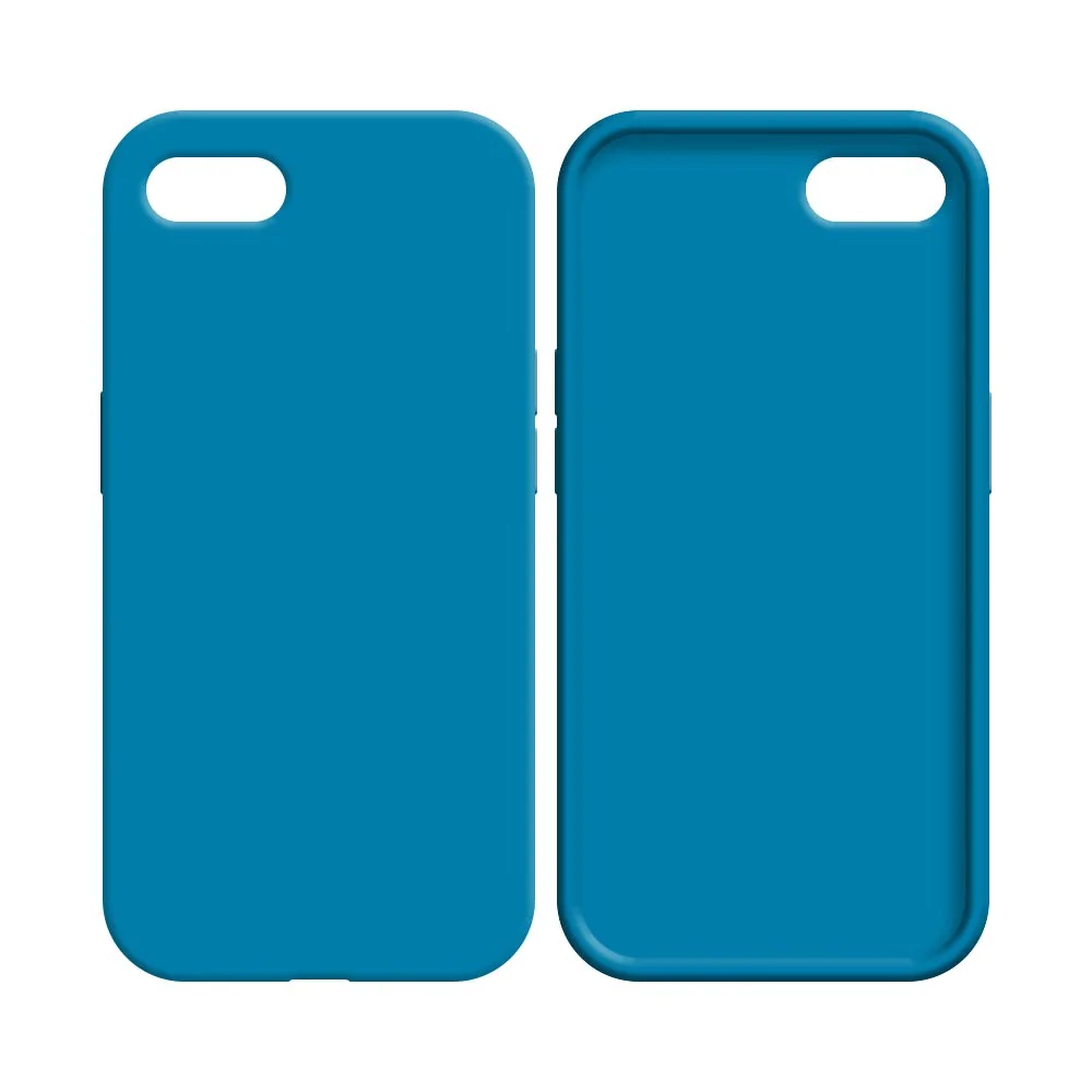 Coque Silicone Compatible pour Apple iPhone 7 / iPhone 8/iPhone SE (2nd Gen)/iPhone SE (3e Gen) (#16) Bleu Ciel