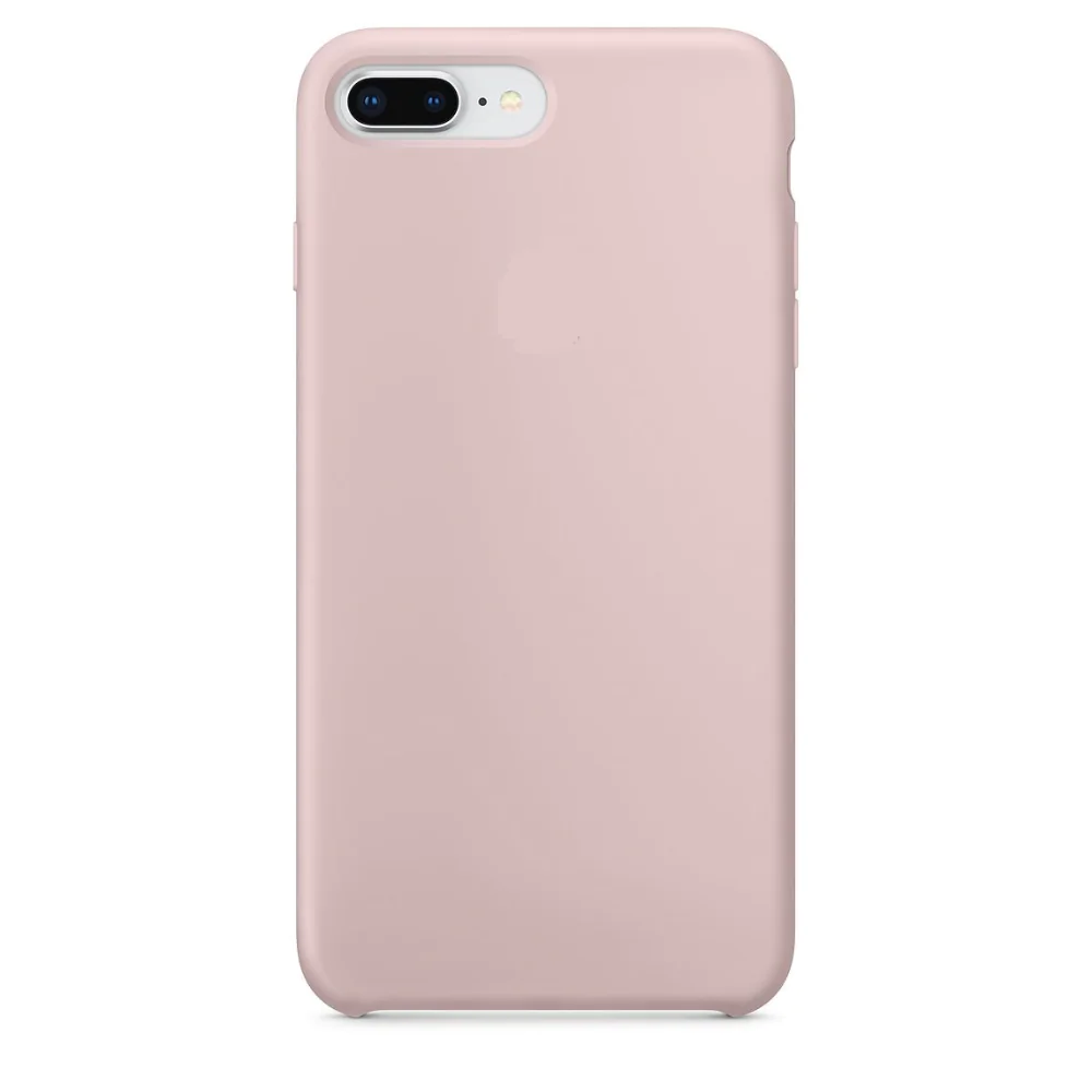 Coque Silicone Compatible pour Apple iPhone 7 Plus / iPhone 8 Plus /12 Rose Gold