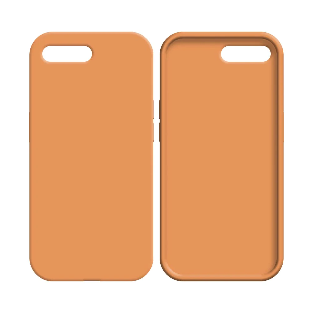 Coque Silicone Compatible pour Apple iPhone 7 Plus / iPhone 8 Plus (#2) Orange