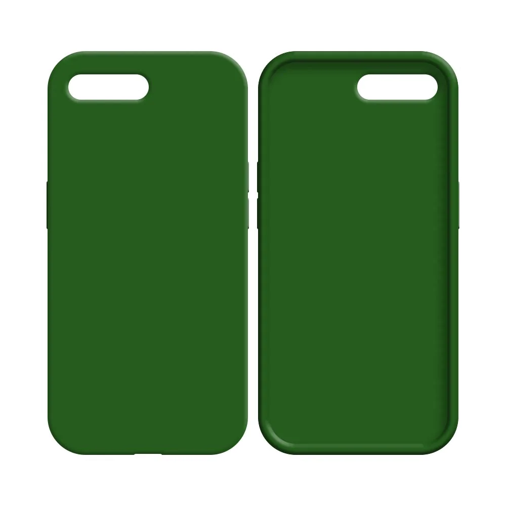 Coque Silicone Compatible pour Apple iPhone 7 Plus / iPhone 8 Plus (#52) Vert Foncé