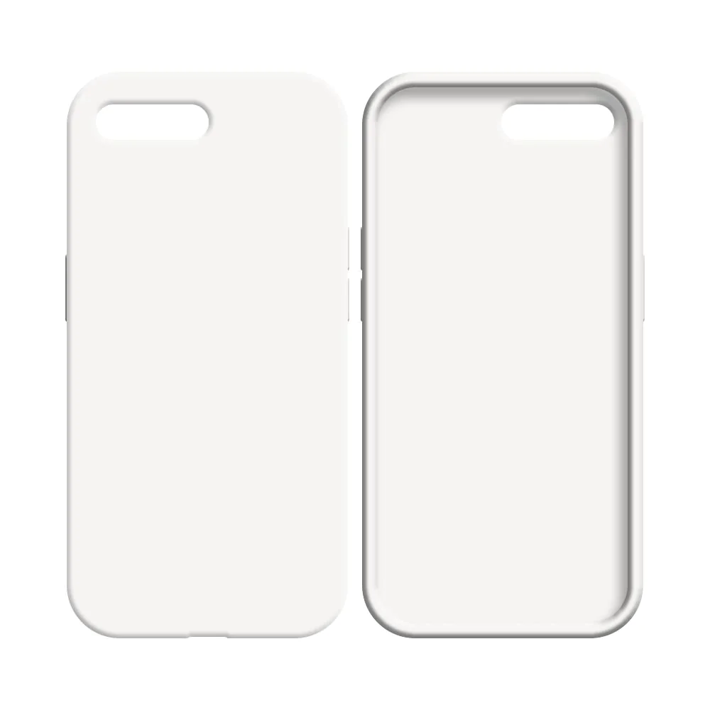 Coque Silicone Compatible pour Apple iPhone 7 Plus / iPhone 8 Plus /9 Blanc