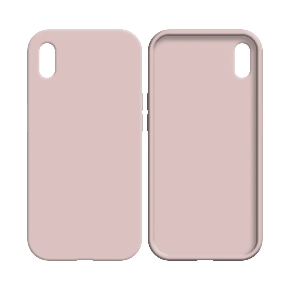 Coque Silicone Compatible pour Apple iPhone XS Max (#19) Rose Gold