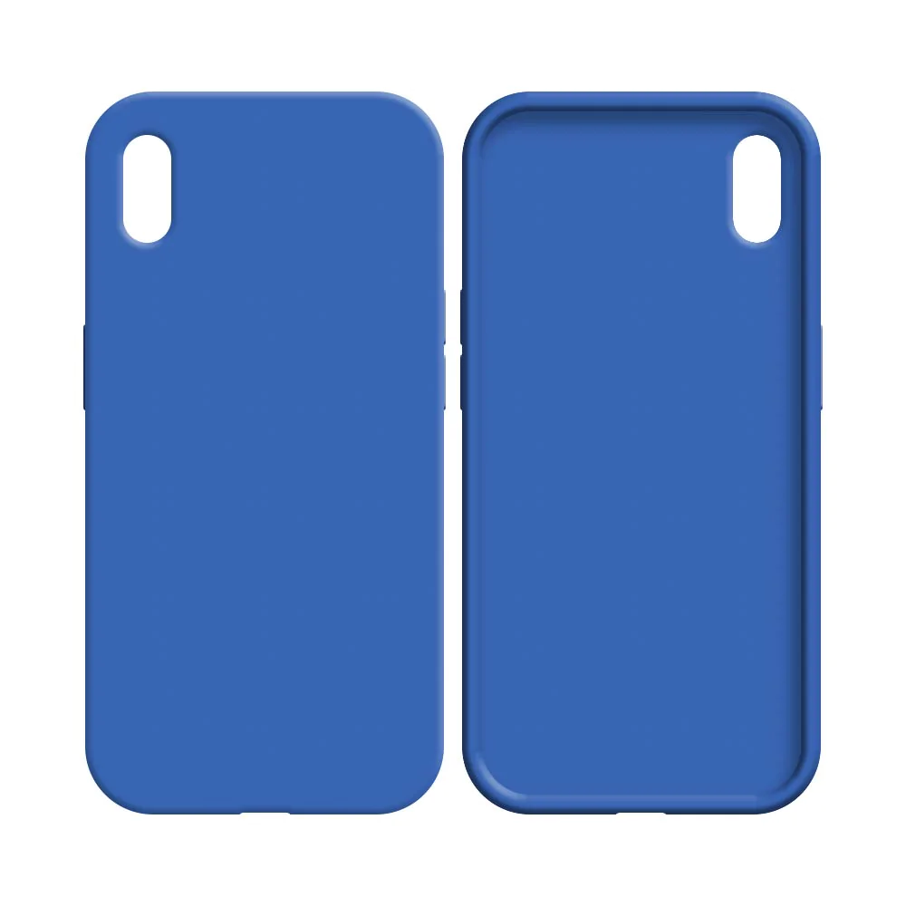 Coque Silicone Compatible pour Apple iPhone XS Max / 3 Bleu