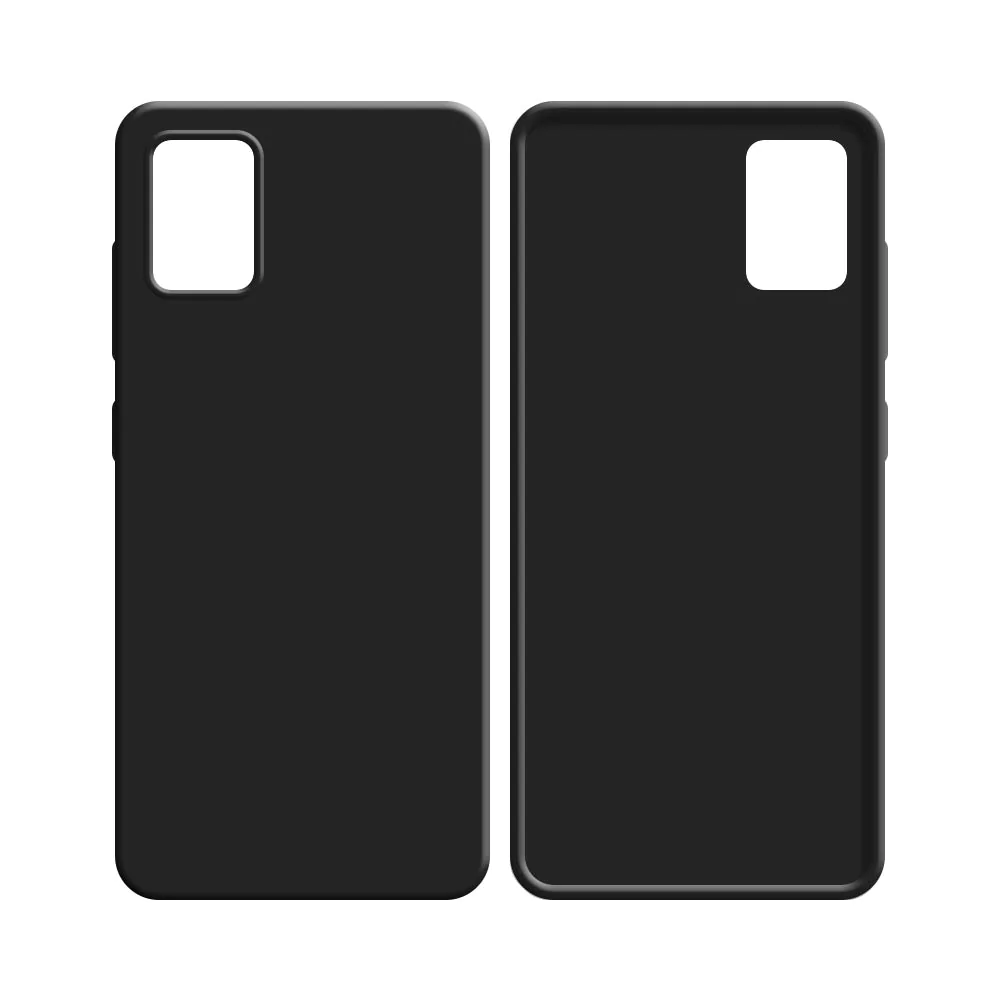 Coque Silicone Compatible pour Samsung Galaxy A51 A515 (#3) Noir