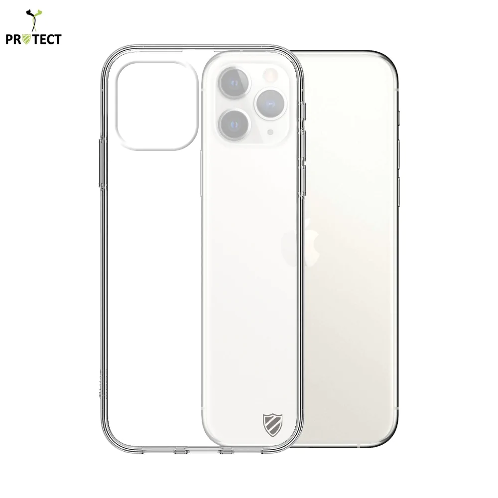 Coque Silicone PROTECT pour Apple iPhone 11 Pro Max Transparent